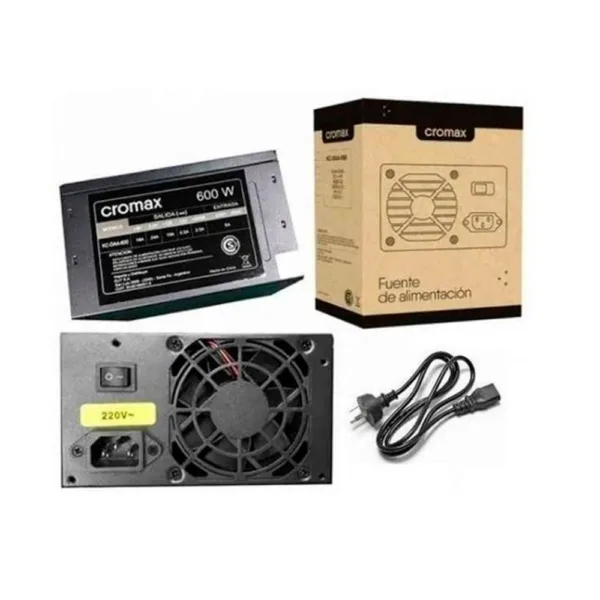 Fuente de alimentación 600W KC-DDA-600 CROMAX