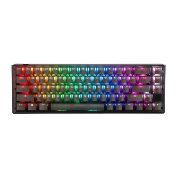 TECLADO MECANICO DUCKY ONE 3 AURA CLEAR BLACK 65 MINI DKON2161ST-BESPDABAAAC1