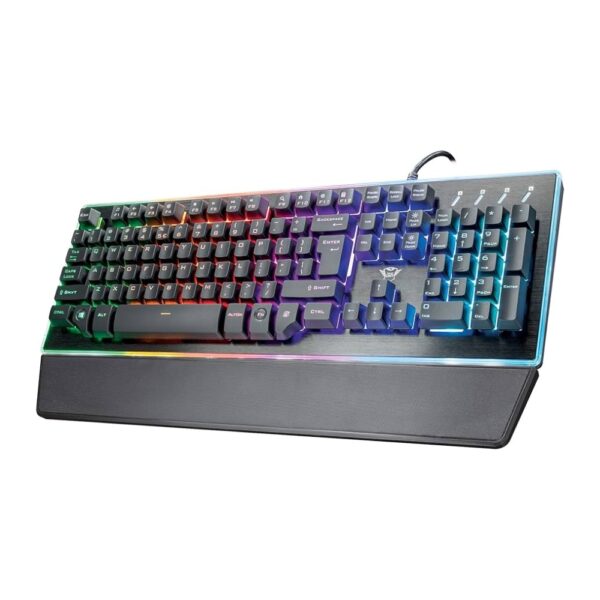 TECLADO GAMER TRUST THURA SEMI ES GXT 860