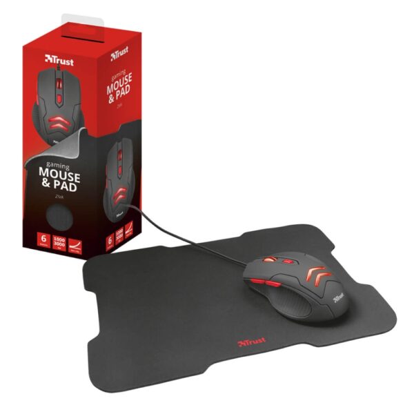 MOUSE Y PAD GAMING TRUST ZIVA