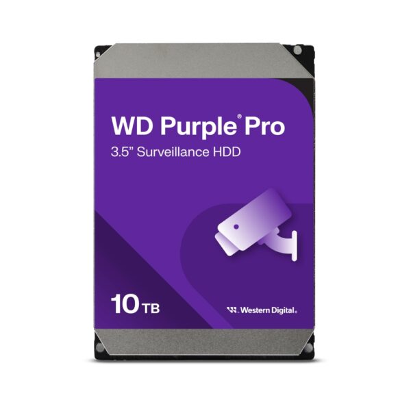 HD Western Digital Interno 10TB SATA III Purple Surveillance