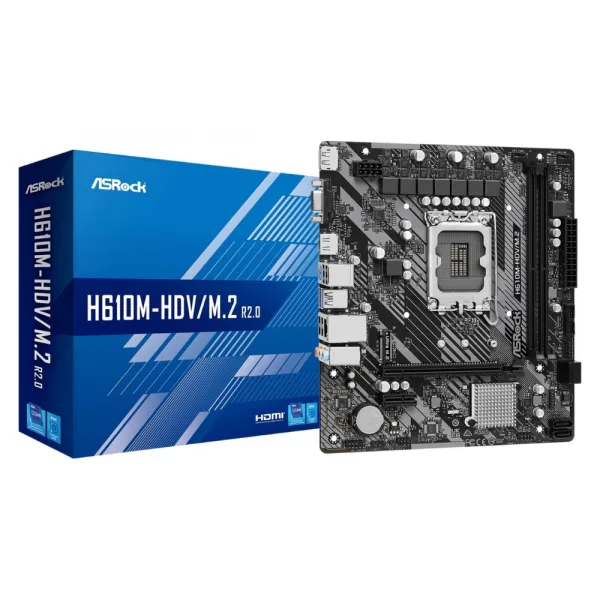 MOTHER ASROCK (LGA1700) H610M-HDV/M.2 R2.0