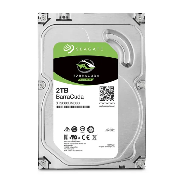 HD Seagate Interno 2Tb SATA III Barracuda 256Mb 7200 RPM