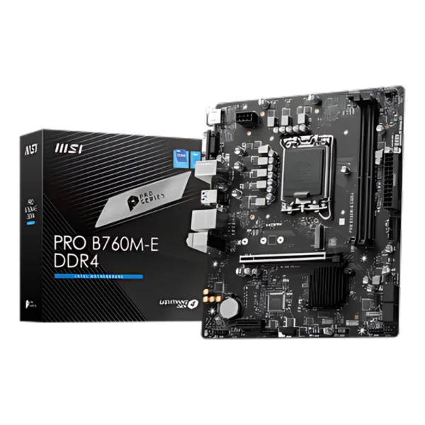 Mother MSI PRO B760M-E DDR4 1700 (12va/13va/14va Gen) (6987)