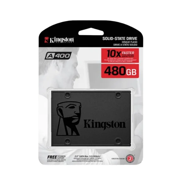Disco SSD KINGSTON A400 480 GB SATA Interno 7 mm (3442)