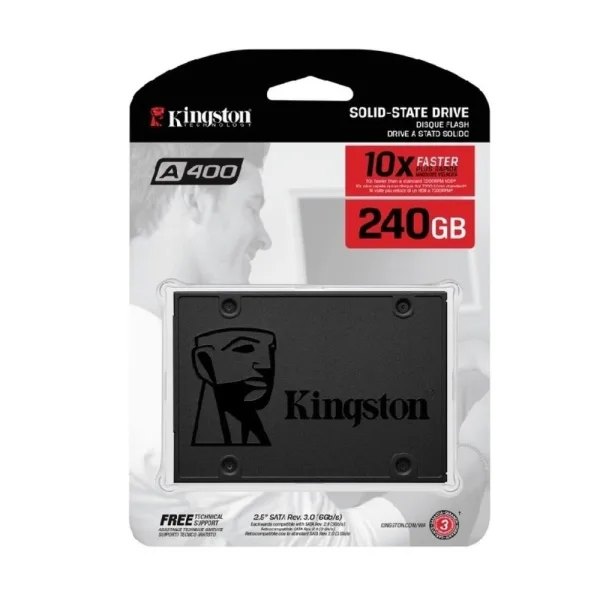 Disco SSD KINGSTON A400 240 GB SATA Interno 7 mm (1219)