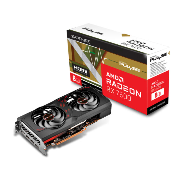 VGA Sapphire Radeon RX 7600 PULSE 8GB (3618)